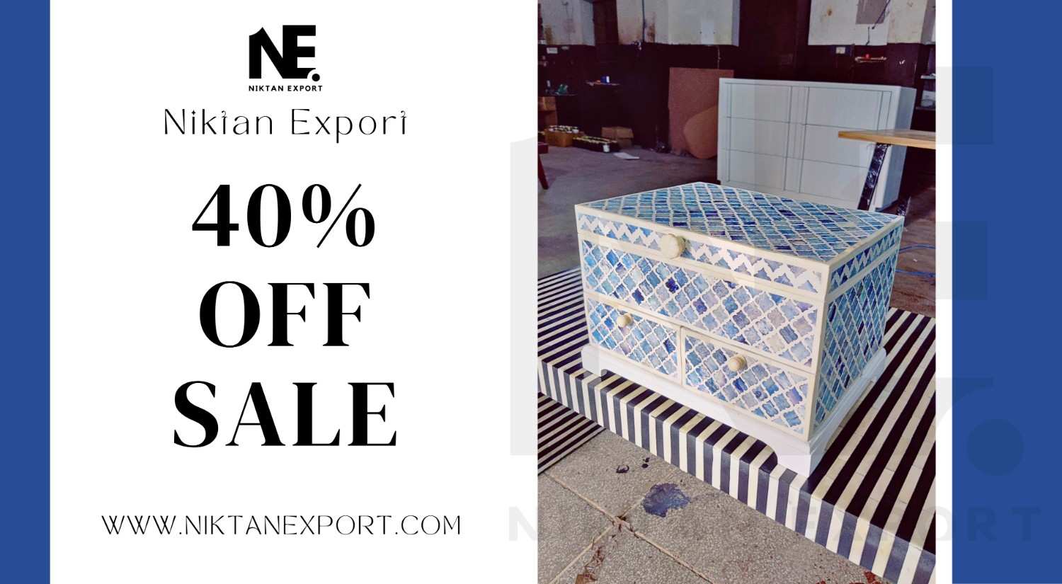 Premium Bone Inlay Jewellery Box Collection by Niktan Export – 40% Off Worldwide Sale