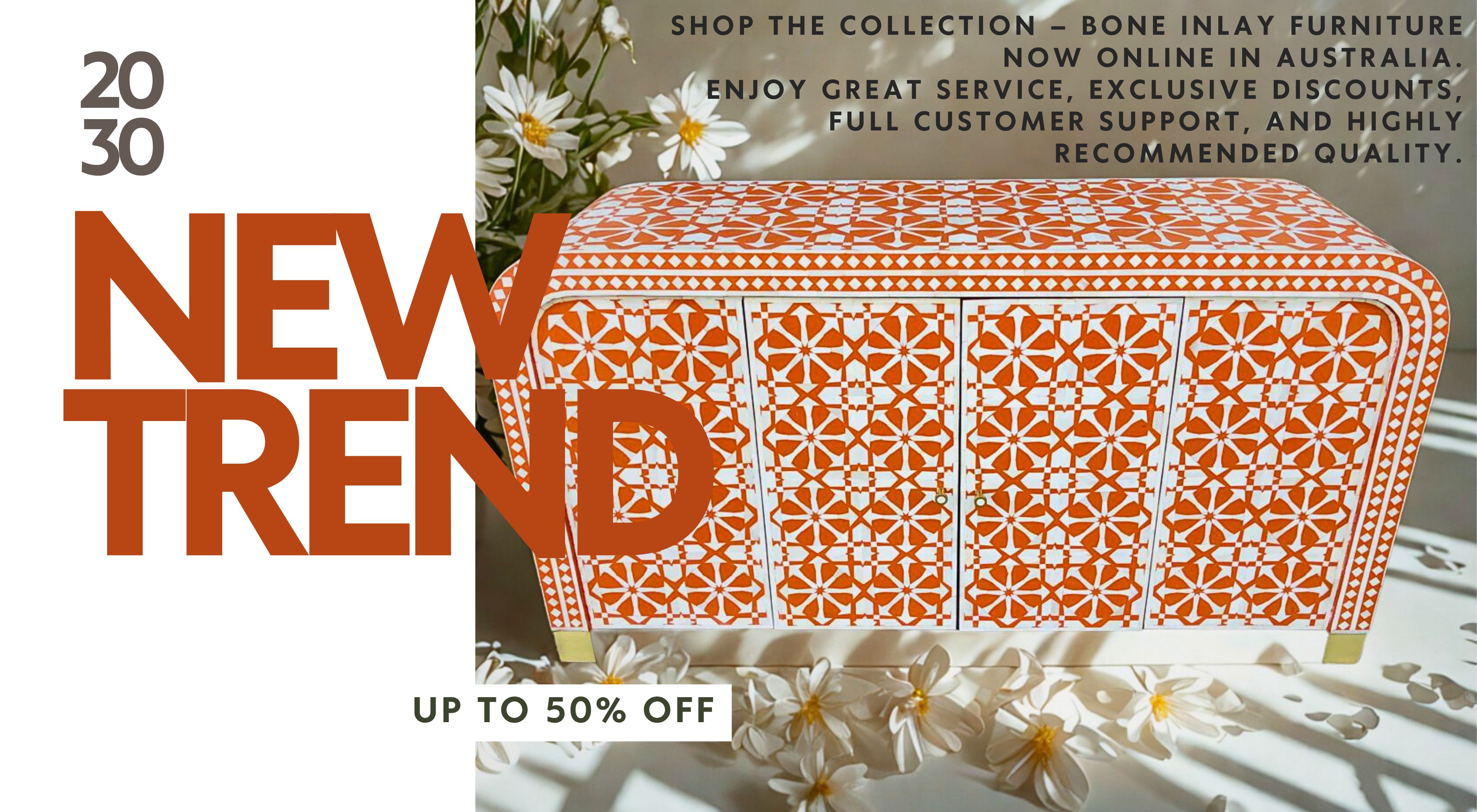 Elegant handcrafted bone inlay furniture set including coffee table, mirror, and sideboard, showcasing intricate floral patterns and traditional Indian artistry—available online with worldwide shipping from Niktan Export.