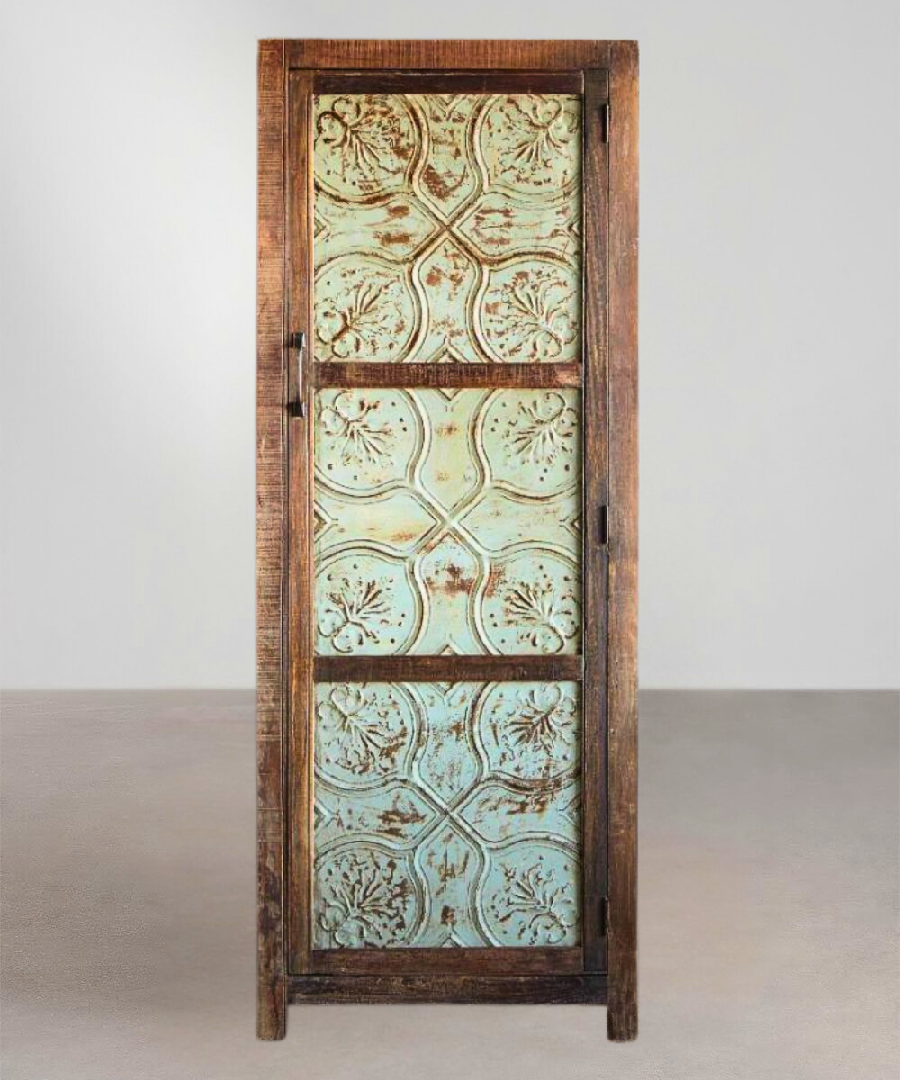Sangriya Tall Hand-Carved Cabinet – A Stunning Artisan Storage Piece