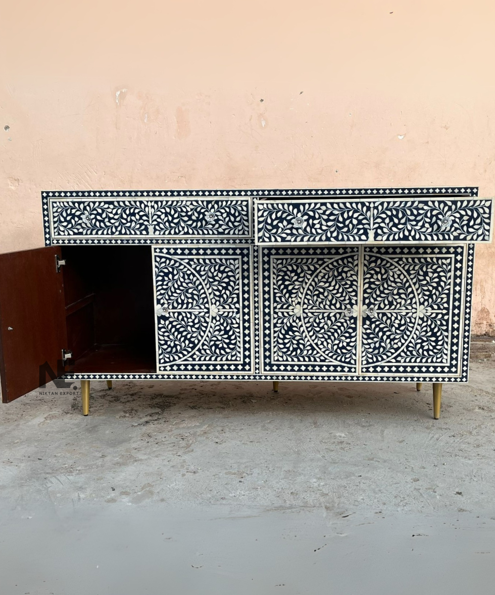 Image of cabinet doors open – showing internal storage