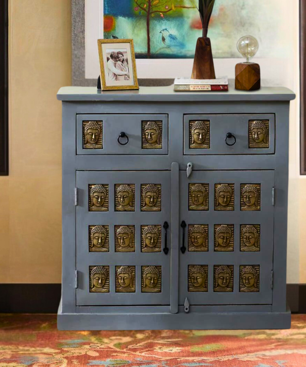 Multi-Purpose Mango Wood Sideboard – Console, Cabinet, or Storage Unit