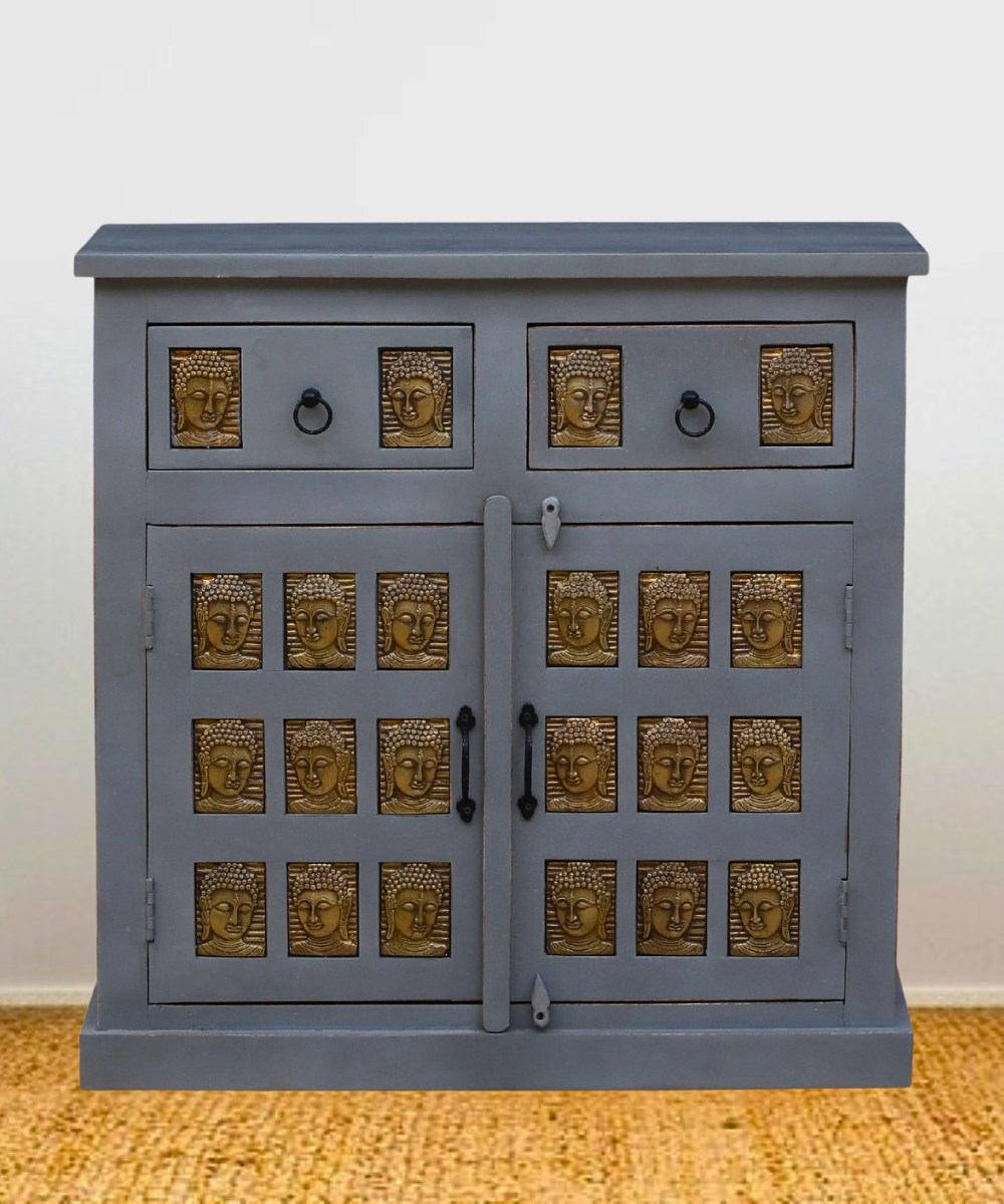 Close-up of Aged Mango Wood Texture with Unique Blemishes & Cracks