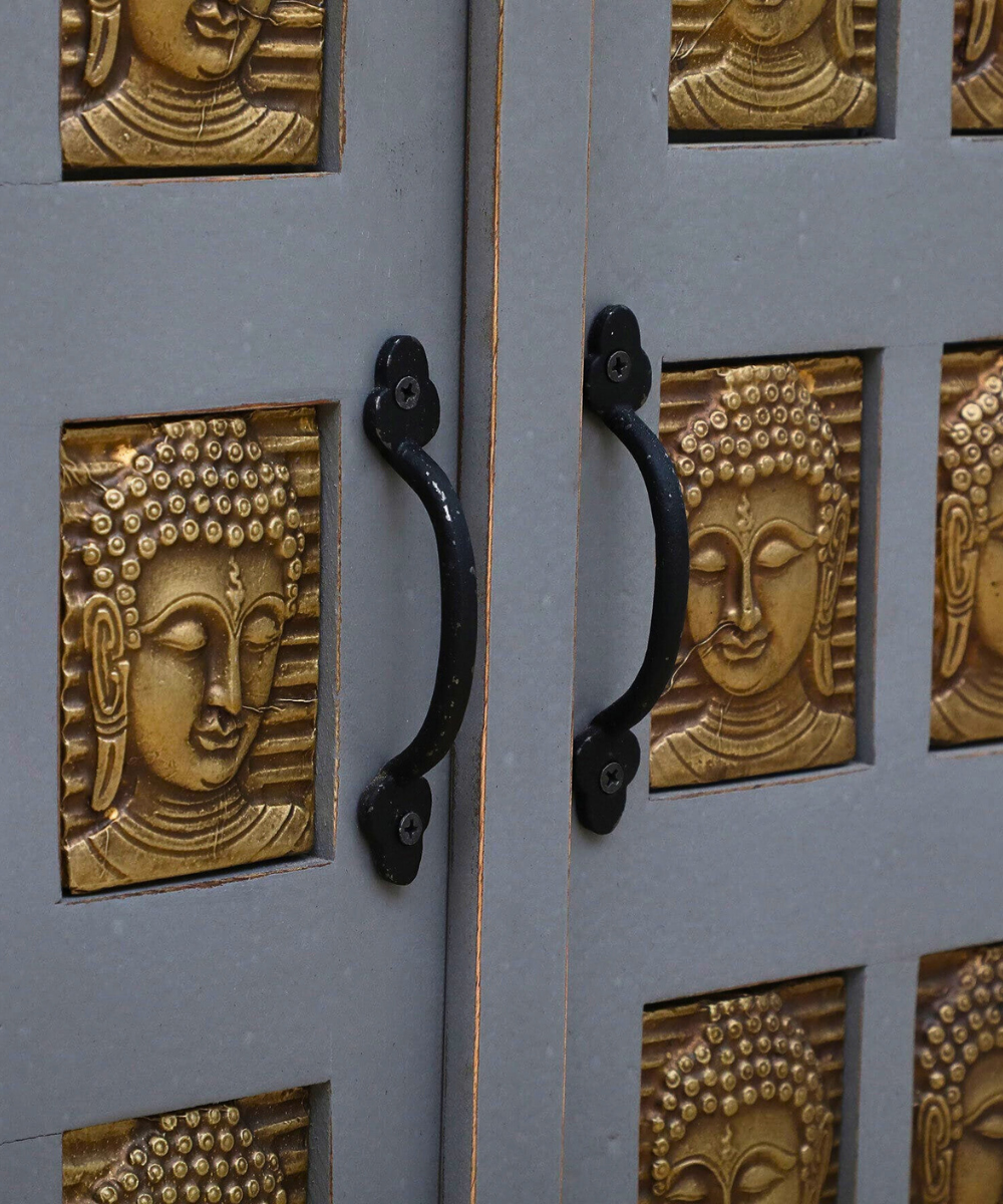 Handcrafted Mango Wood Sideboard with Timeless Design