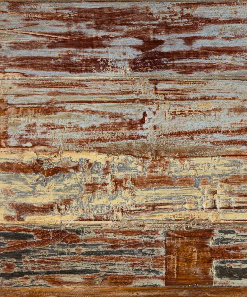 Close-Up of Hand-Carved Wooden Block Patterns