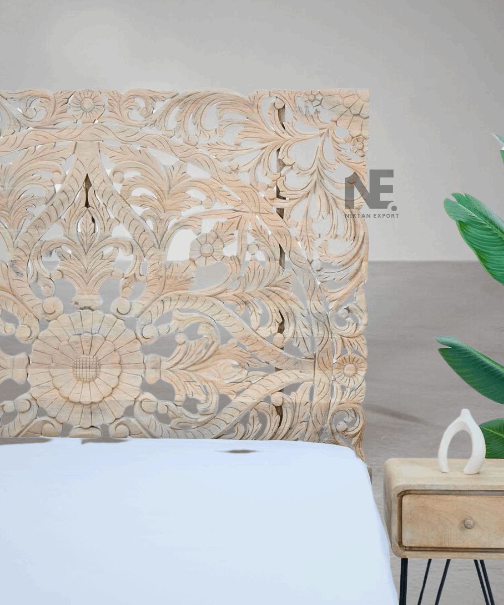 Artisan hand-carving process in workshop