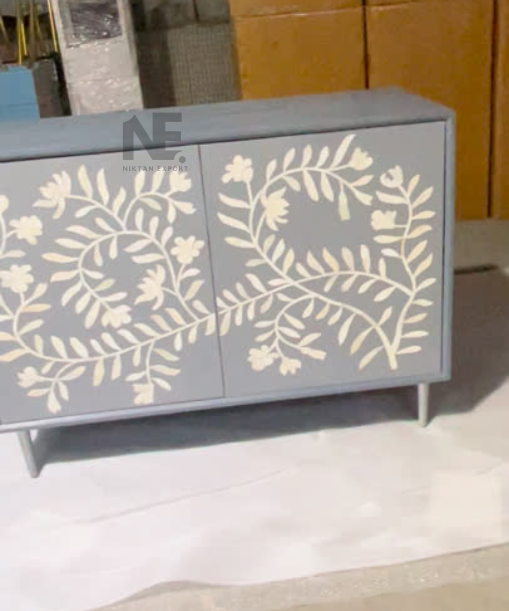 Drawer close-up with carved detailing