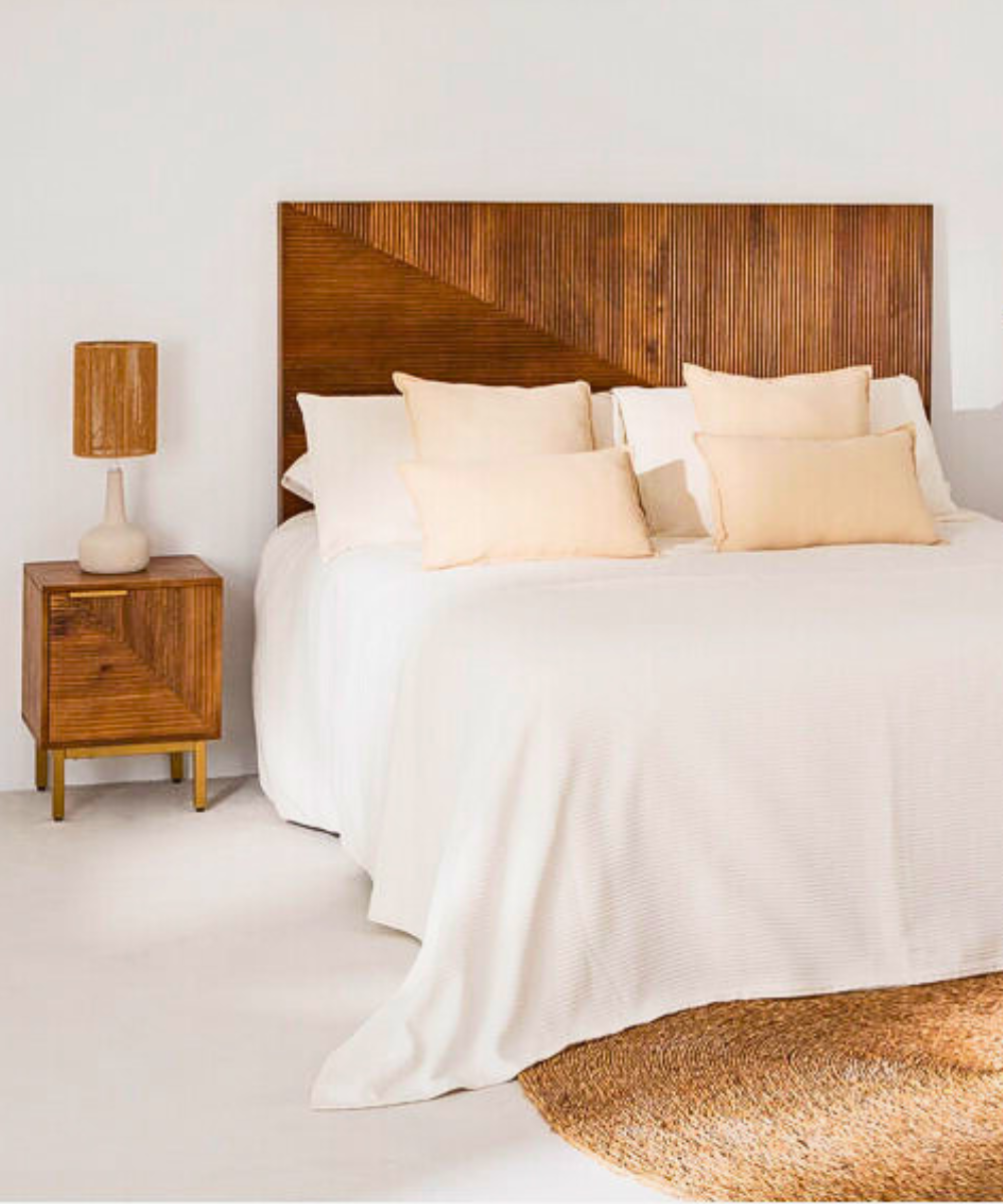 Handcrafted Solid Wood Headboard – Perfect for 150 cm Beds