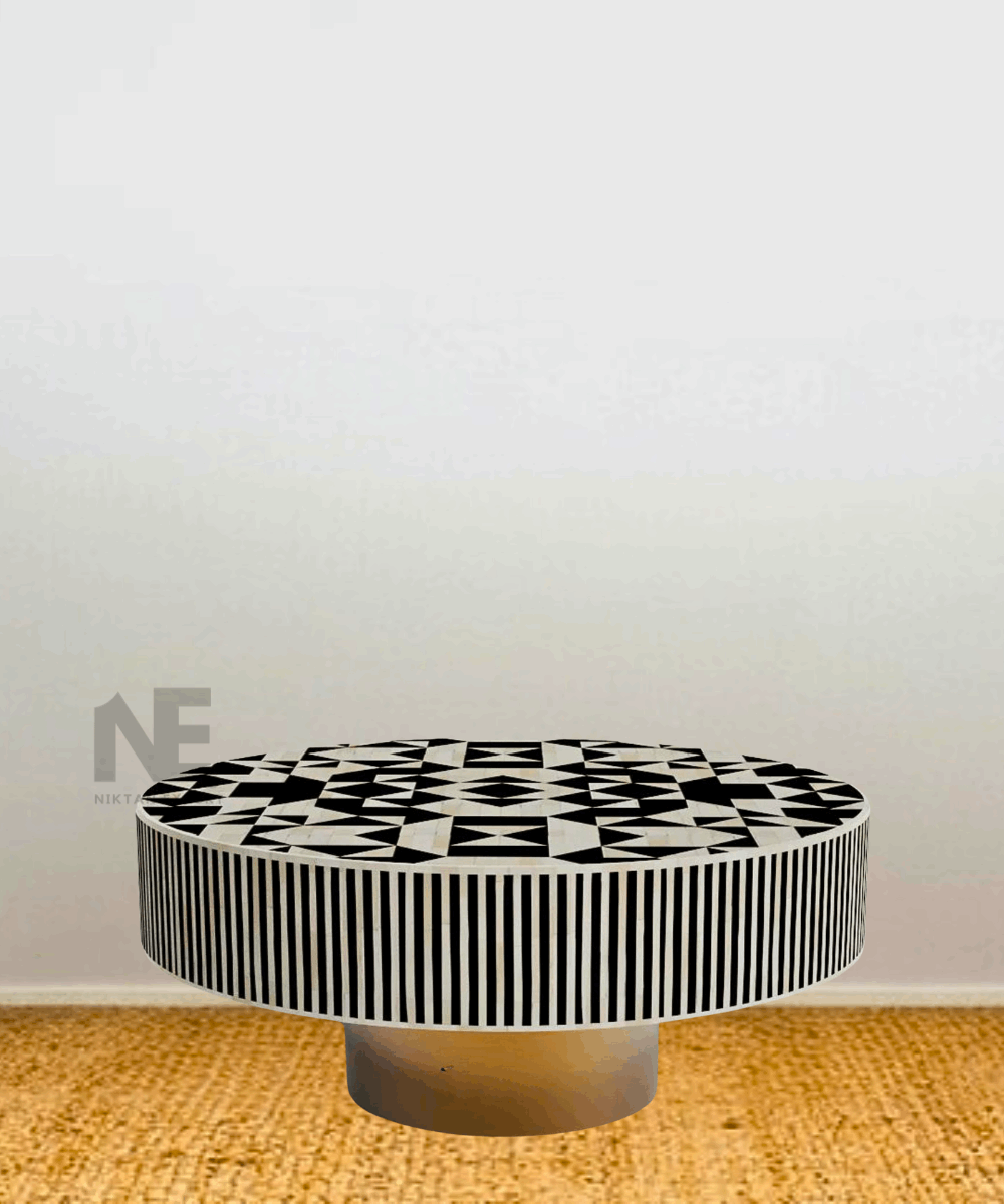 Overhead view showing circular design