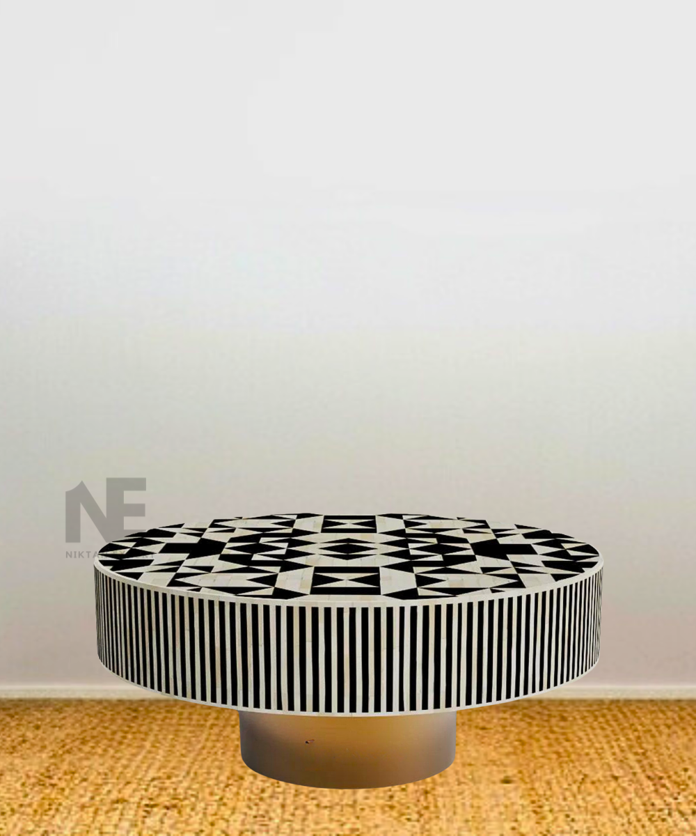 Overhead view showing circular design