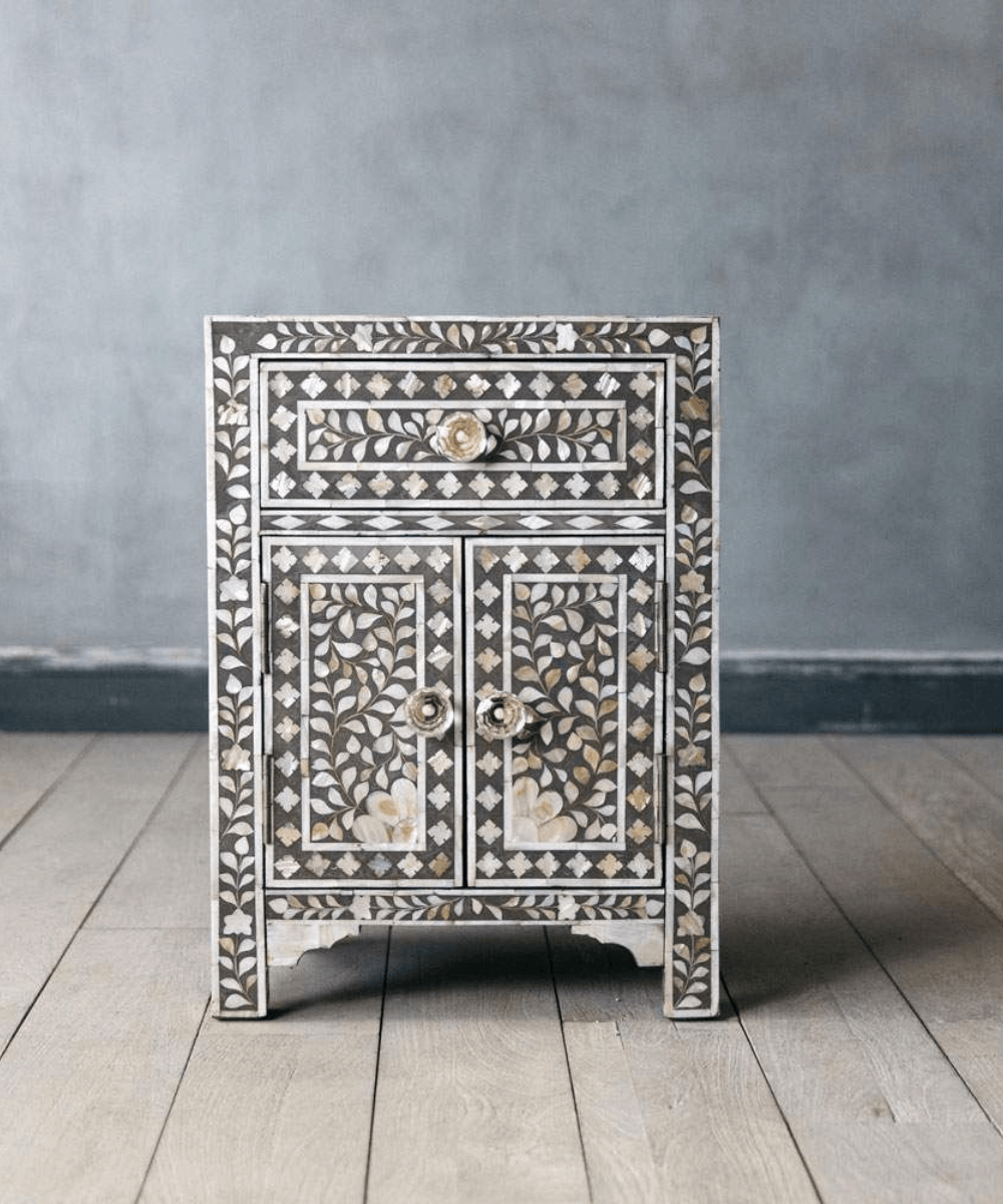 Close-up of Mother of Pearl Inlay Detailing