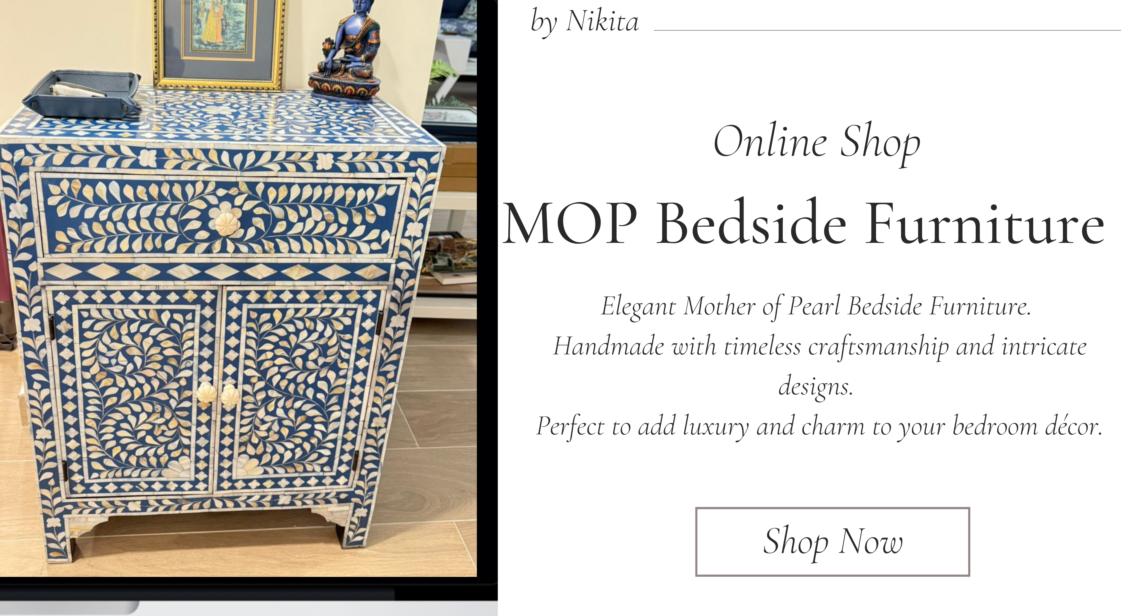 Handmade Bone Inlay and Mother of Pearl Furniture by Niktan Export – premium artisan craftsmanship with worldwide shipping at fair prices