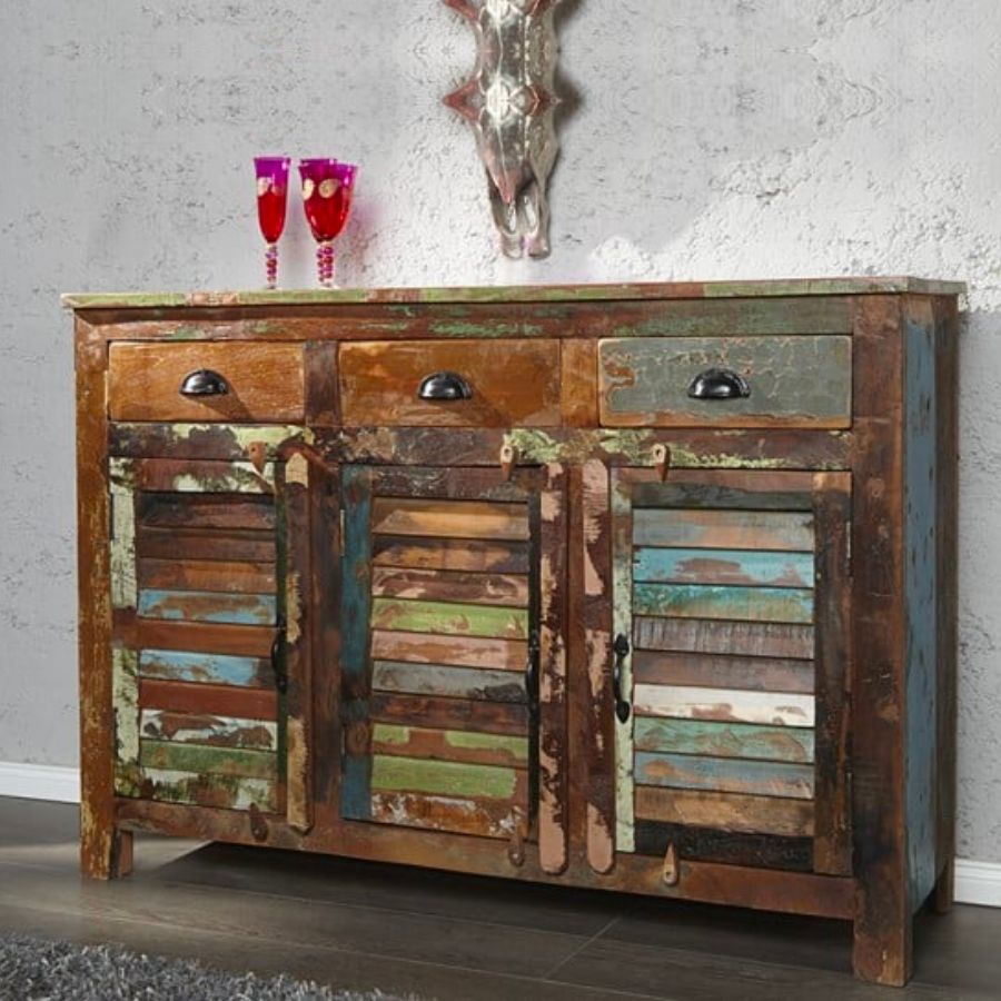 Sangariya Reclaimed Wood Unique Sideboard