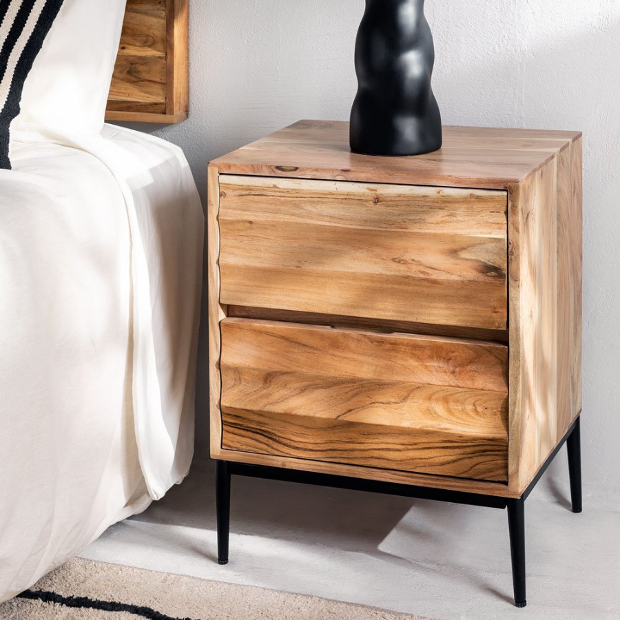 Solid Wood Bedside Table