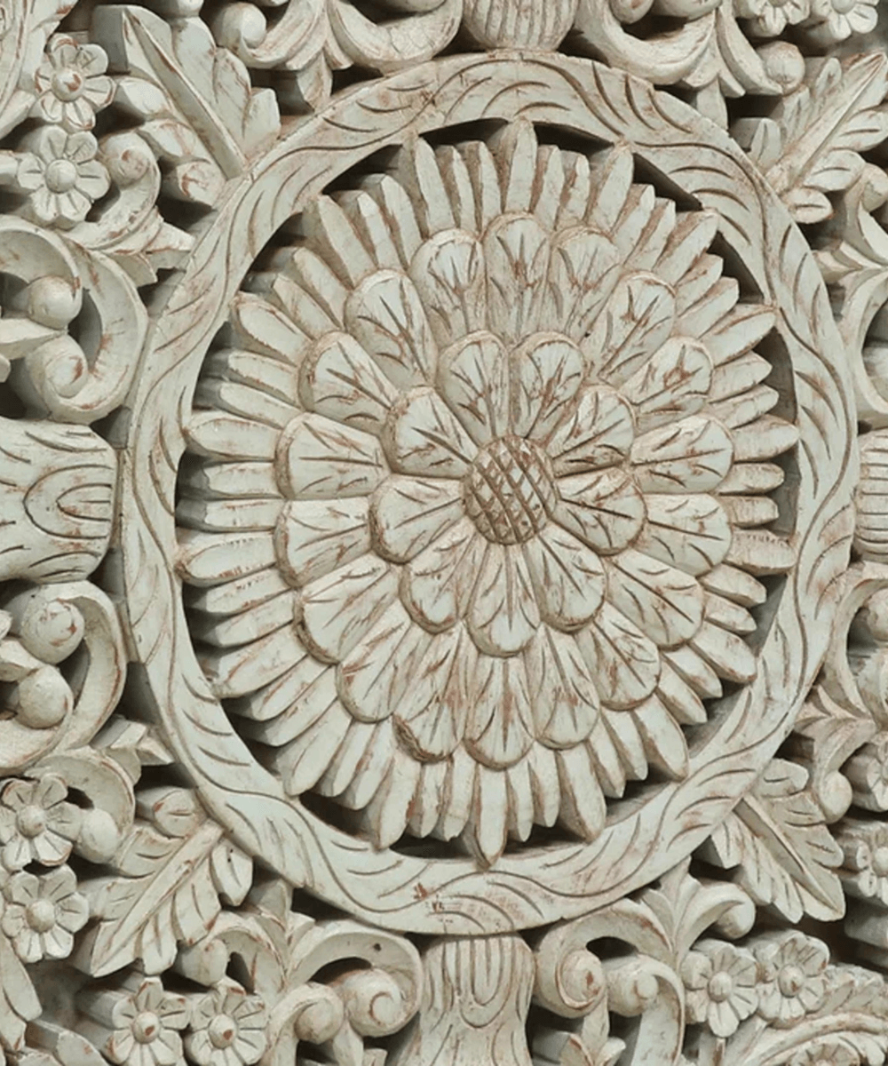 Niktan Export Solid Wood Vibrant Carved Panel Creations - NikTan Export