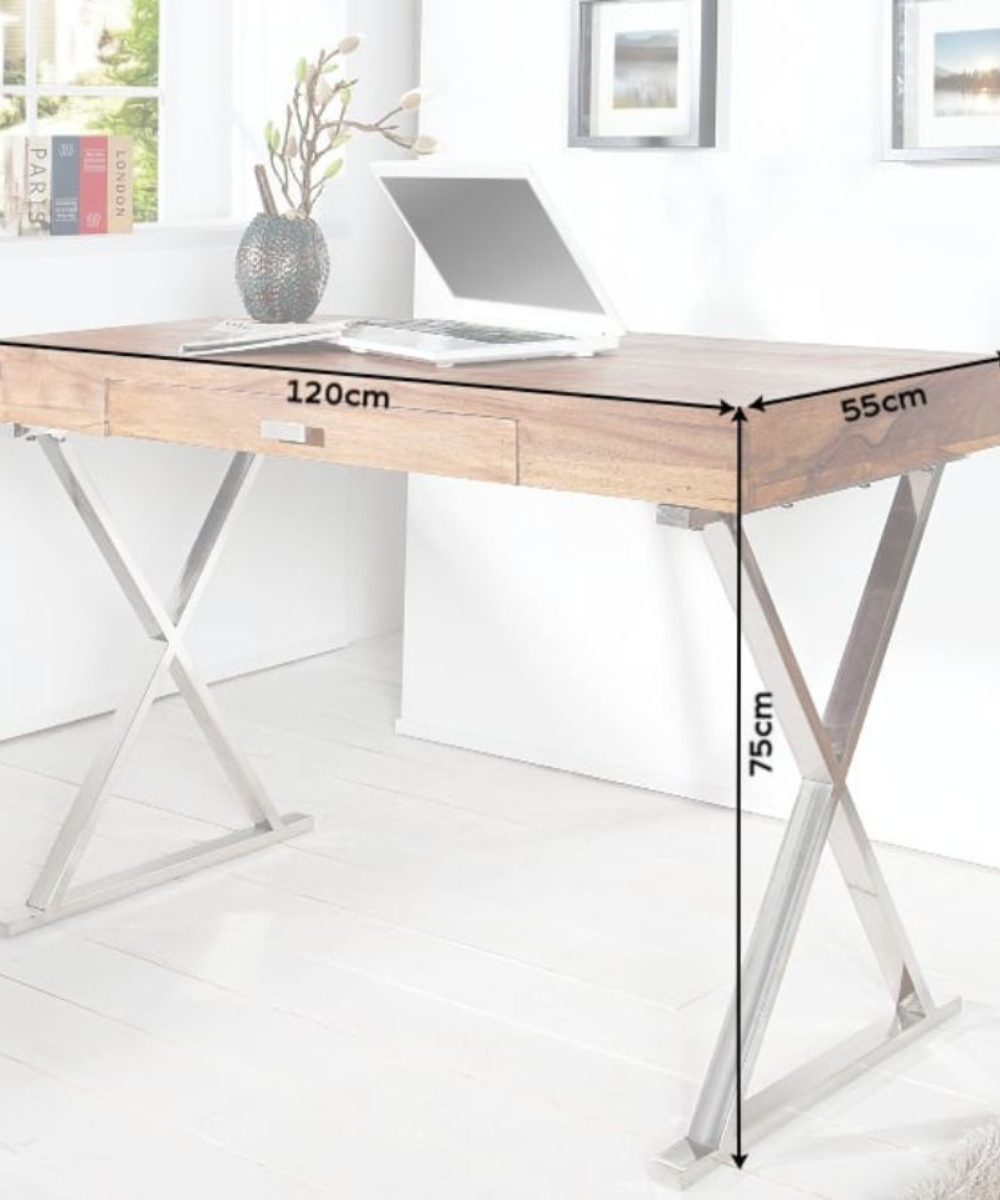 Sleek Chrome Frame for a Contemporary Look