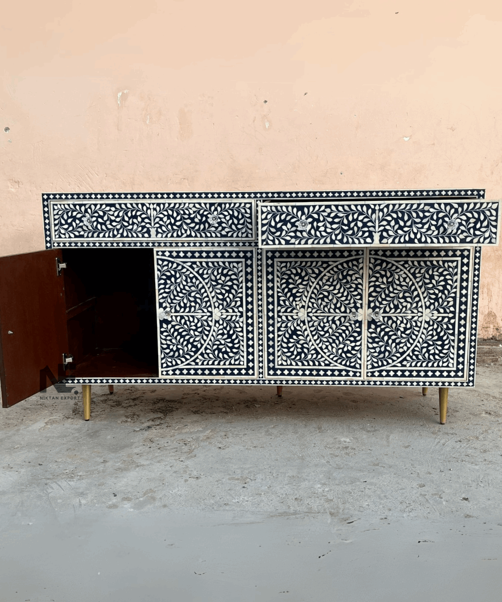 Image of cabinet doors open – showing internal storage