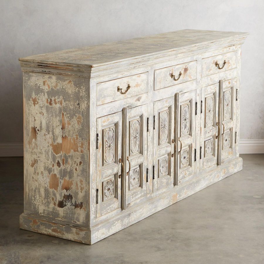 Jodhpur Hand Carving Wood Sideboard