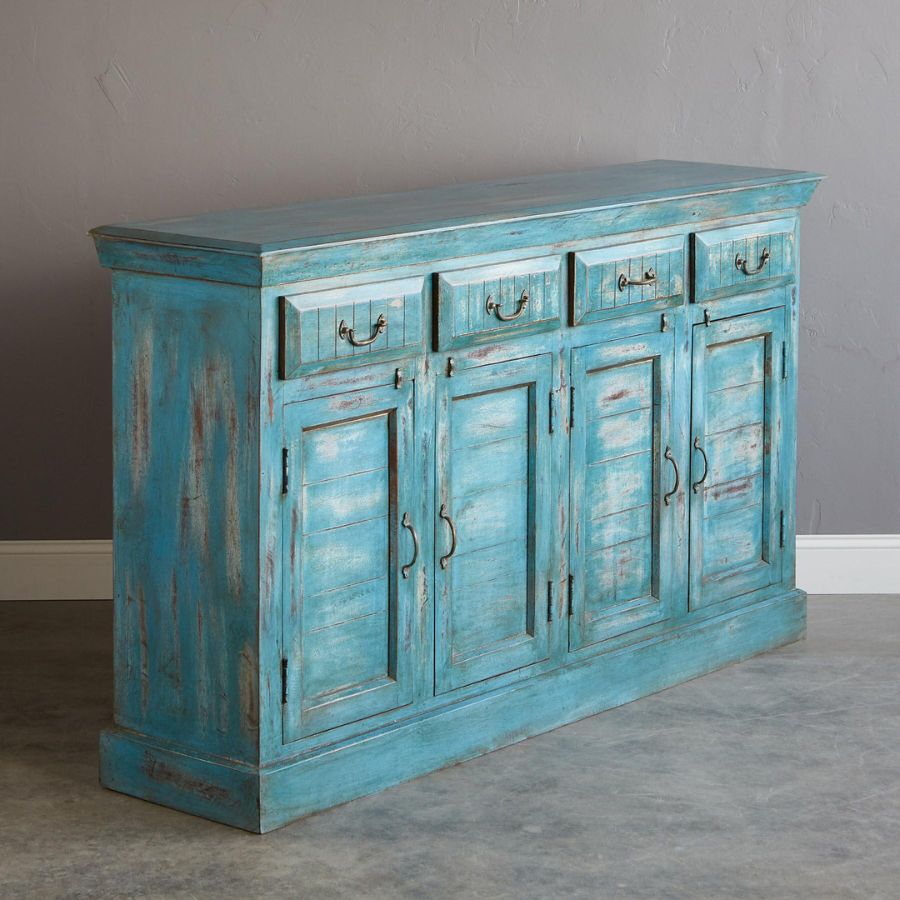 Sangariya Hand Carving Wood Sideboard