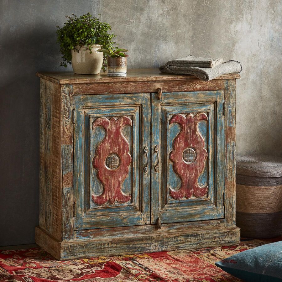 Rustic Reclaimed Distress Cabinet