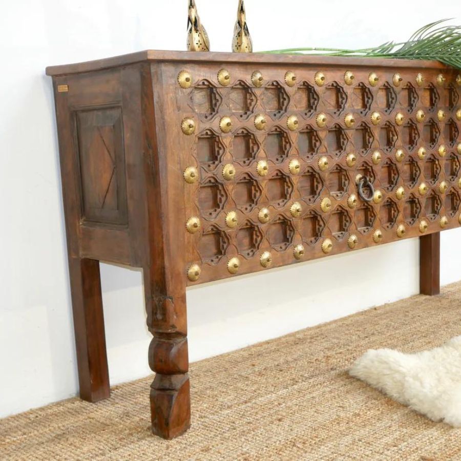 Antique Console Table In Indian Style - NikTan Export