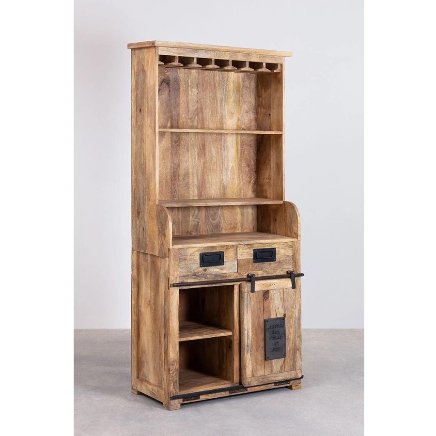 Industrial Design Solid Wood Cabinet - NikTan Export