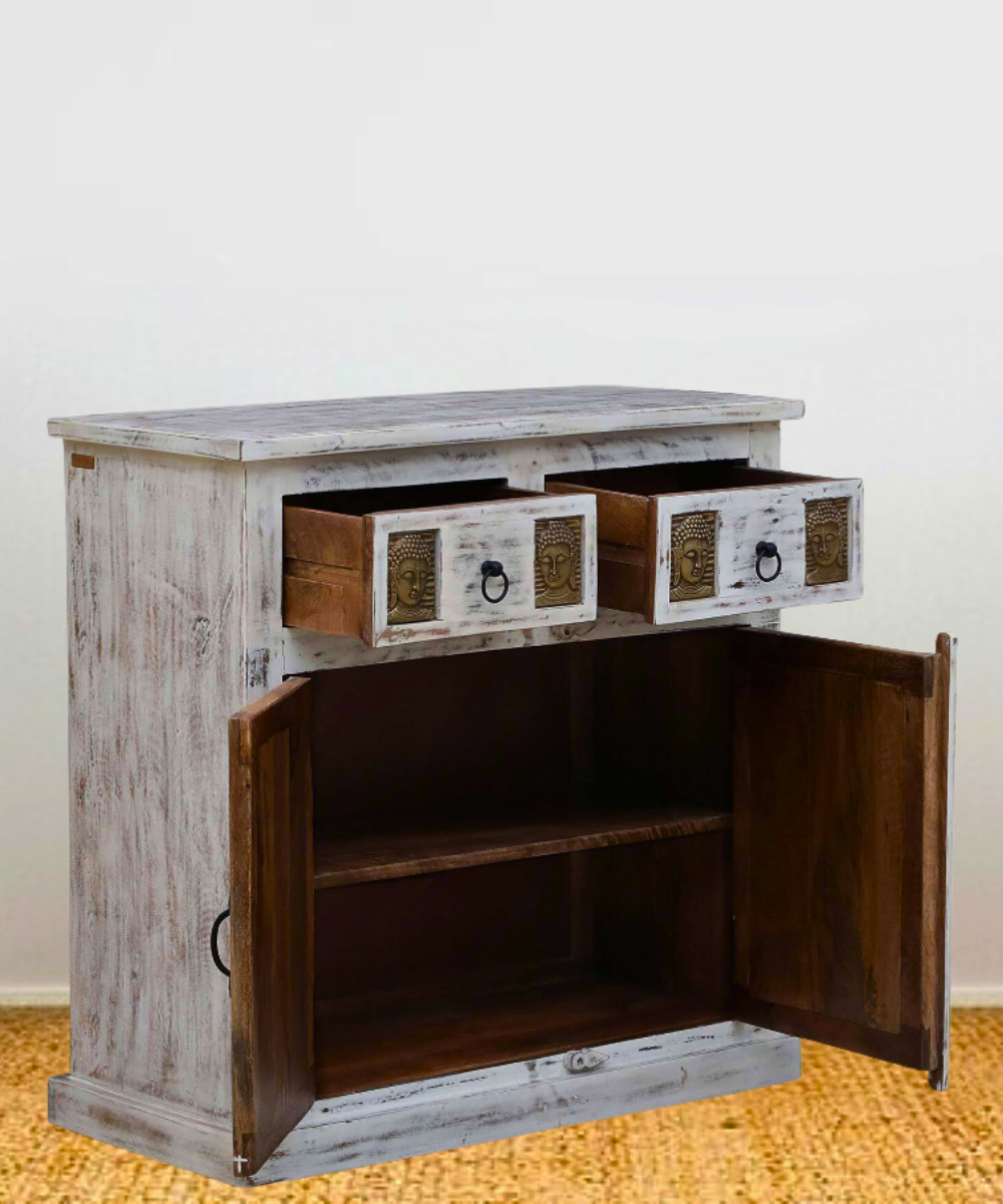 Handcrafted Mango Wood Sideboard with Timeless Design