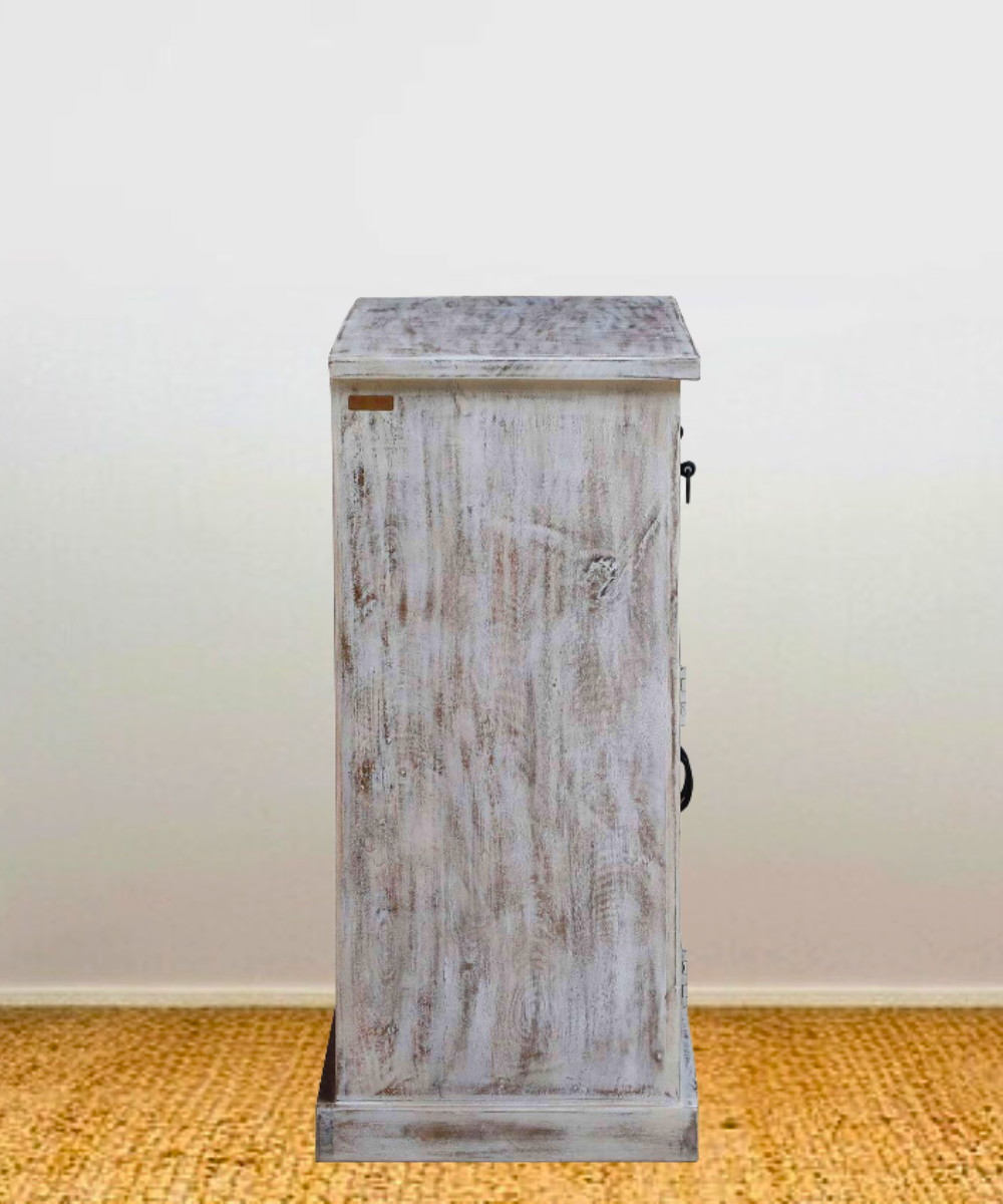 Vintage Wooden Sideboard with Distressed Finish – Unique & Elegant