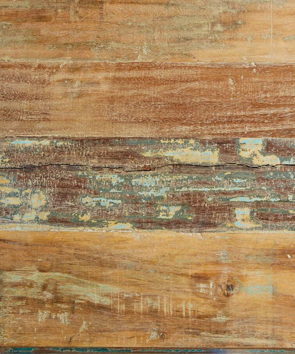 Close-Up of the Side Table’s Textured Wood Grain