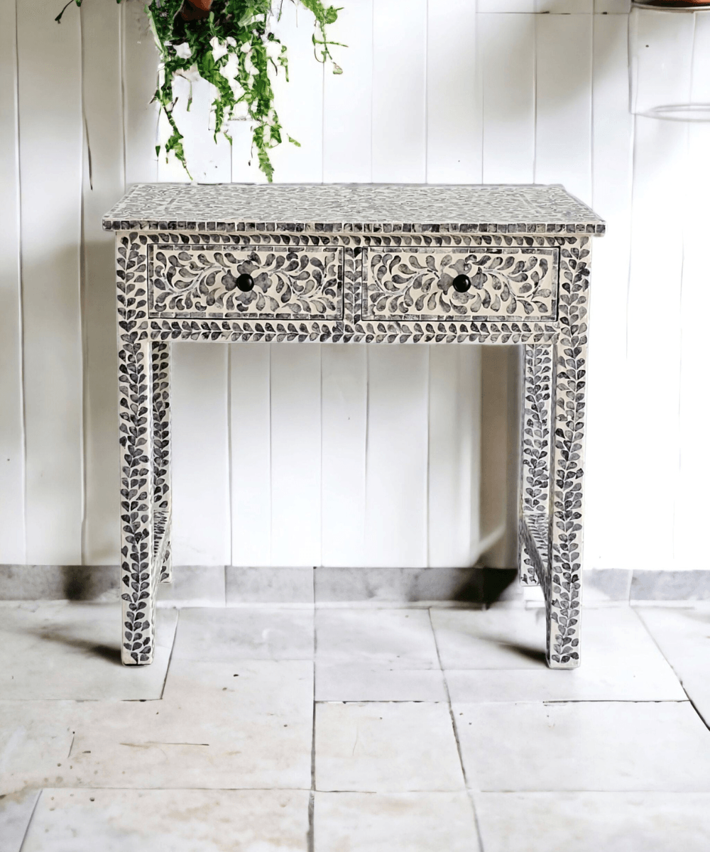 Niktan Export Mother Of Pearl Desk Console - NikTan Export