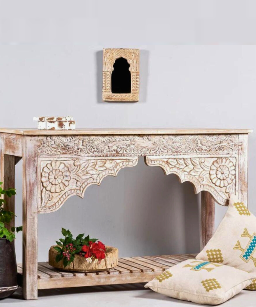 Niktan Export Antique Console Table In Indian Style