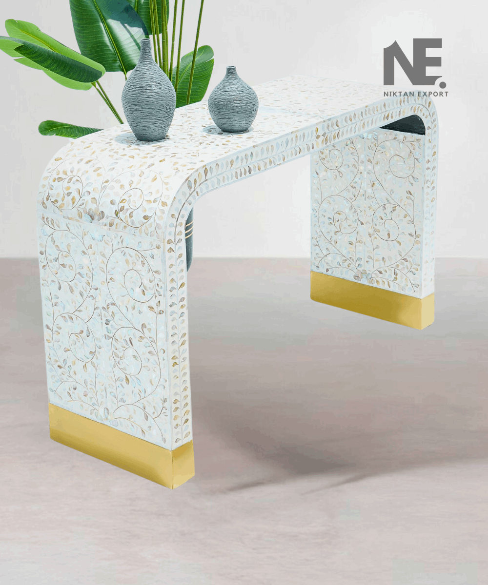 Side angle showing the elegant U-shaped silhouette