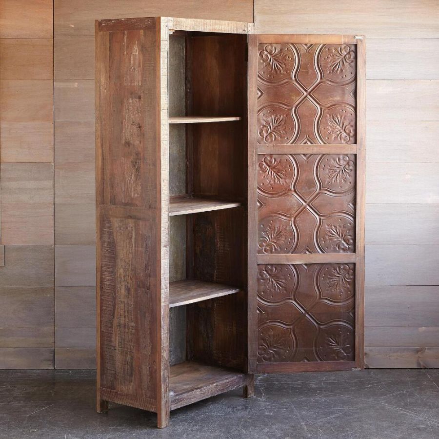 Sangriya Tall Single Hand carved Cabinet