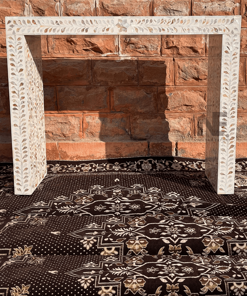 Full-length view of the console against a neutral wall