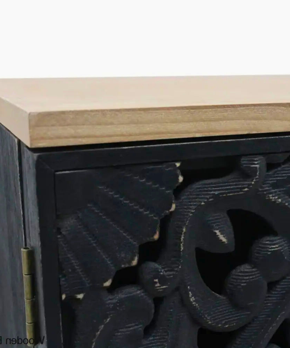 Rear view of the fully assembled cabinet
