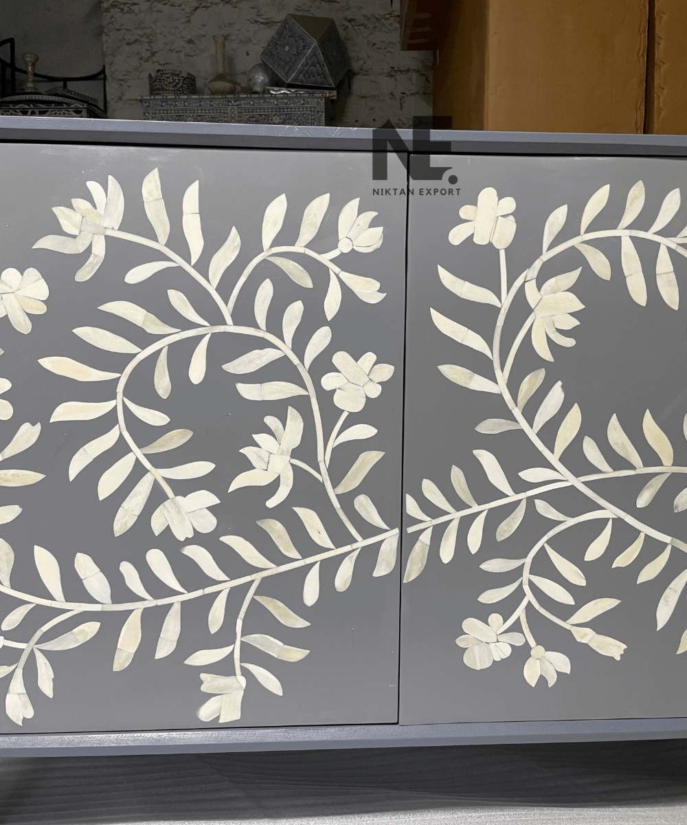 Drawer close-up with carved detailing