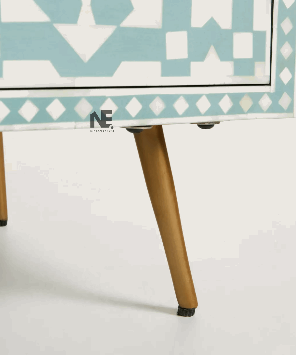 Artisan polishing final finish of the dresser