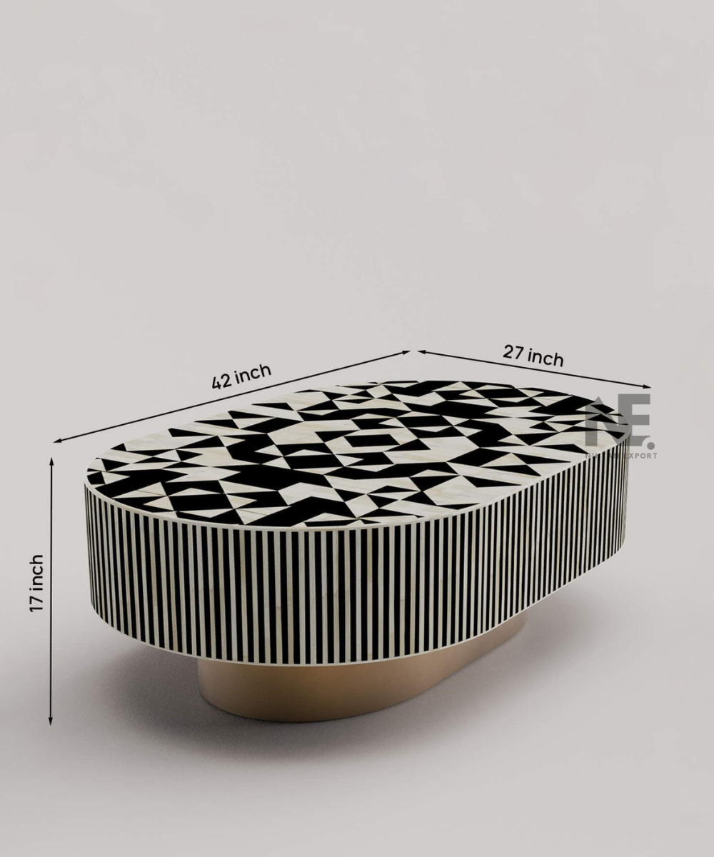 Lifestyle image with table in a modern living room