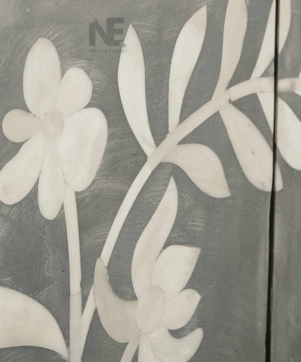 Top view showing polished grey finish