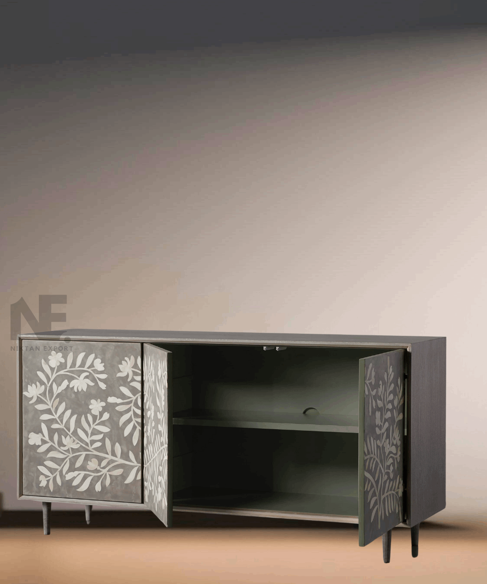 Side angle highlighting craftsmanship and texture