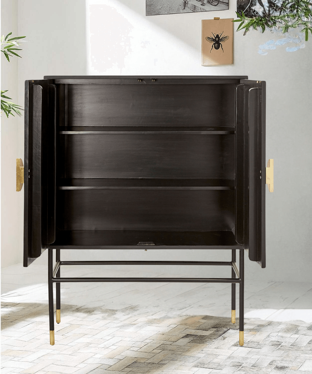 Niktan Export Elegant Abstract Bone Inlay Cabinet Unit - NikTan Export