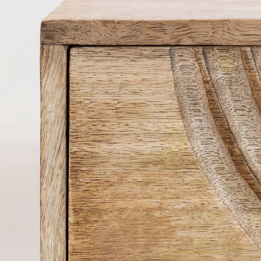 Handcarving Boho Design Bedside Table - NikTan Export