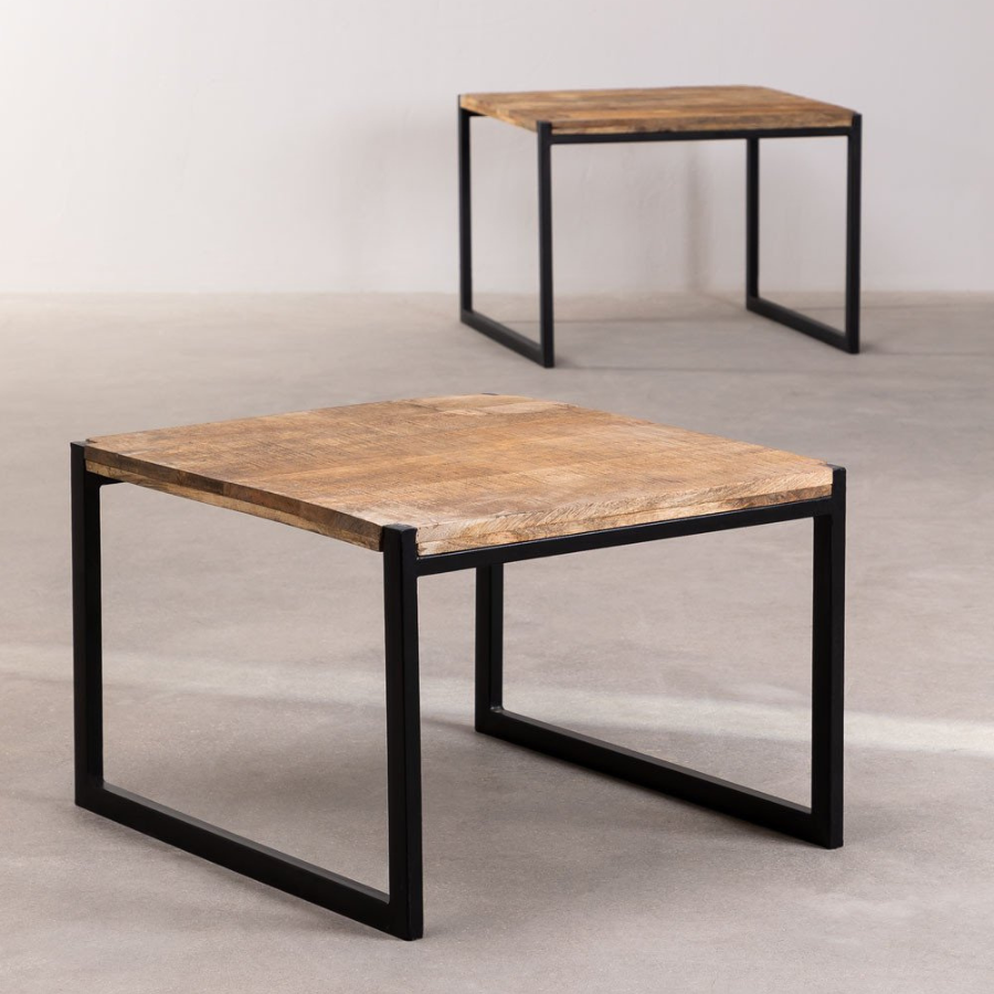 Industrial Design Wood Nesting Tables - NikTan Export