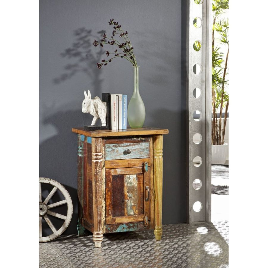 Sangariya Rustic  Bedside Table