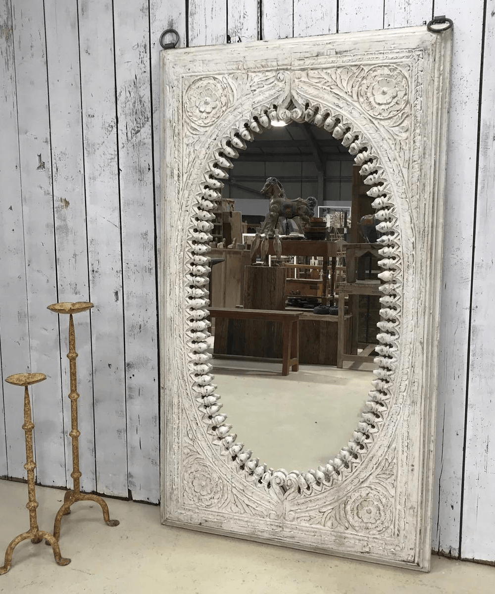 Niktan Export Rustic Distress Wooden Mirror Frame - NikTan Export