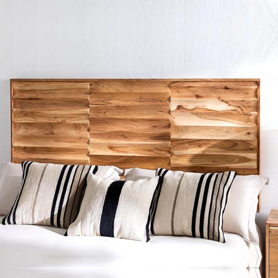 Solid Wood Headboard for 150 cm Bed