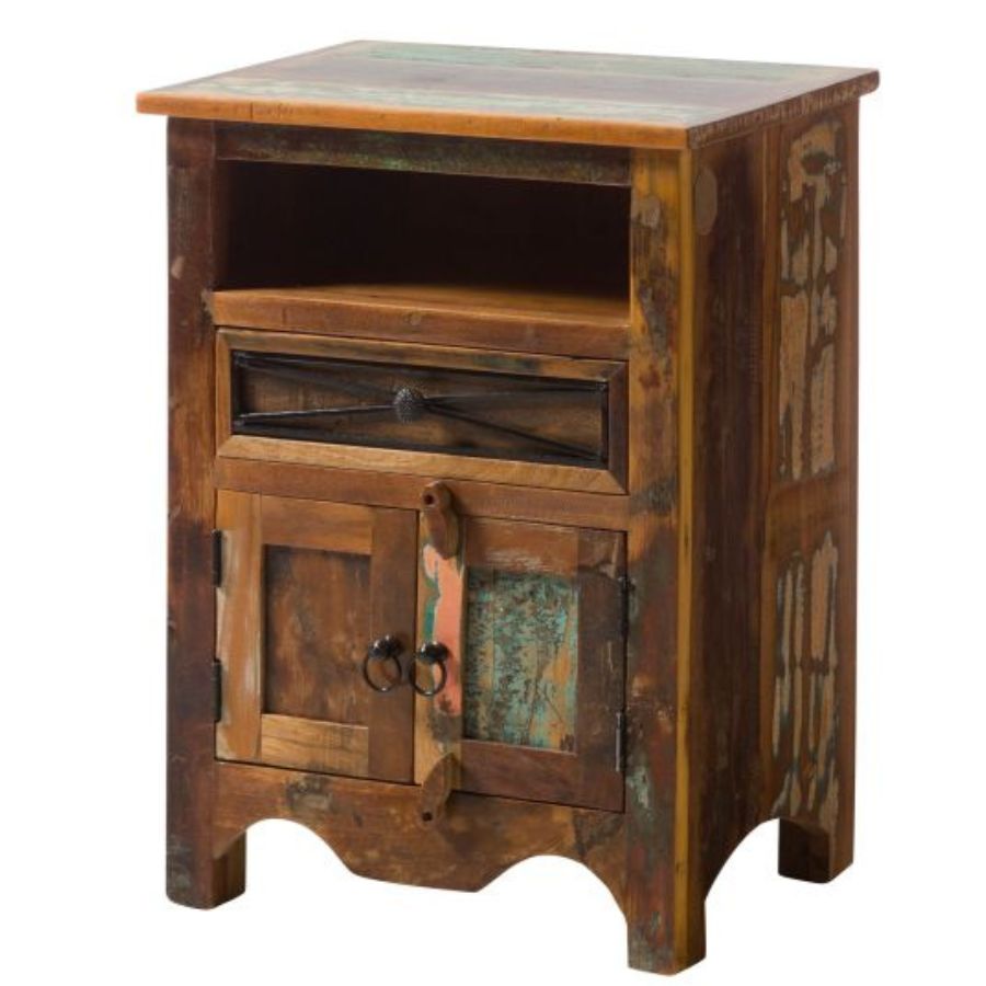 Sangariya Reclaimed  Bedside Table