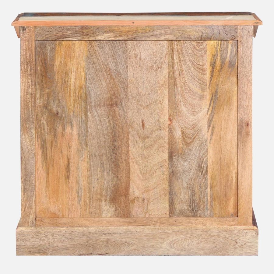 Jhalamand Reclaimed Wood Chest Of Drawers In Distress Finish - NikTan Export