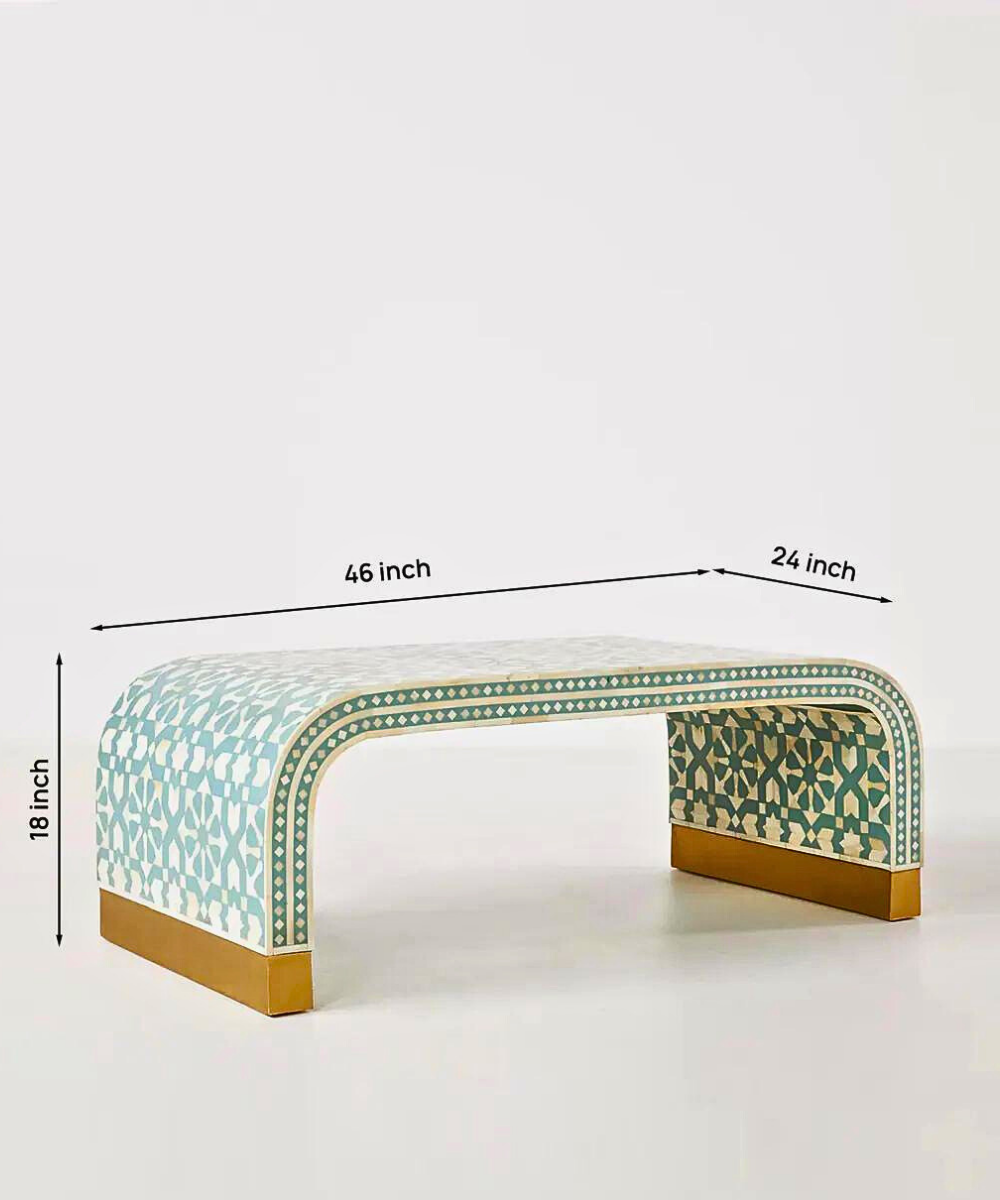 Moroccan Floral Motif on Table Surface