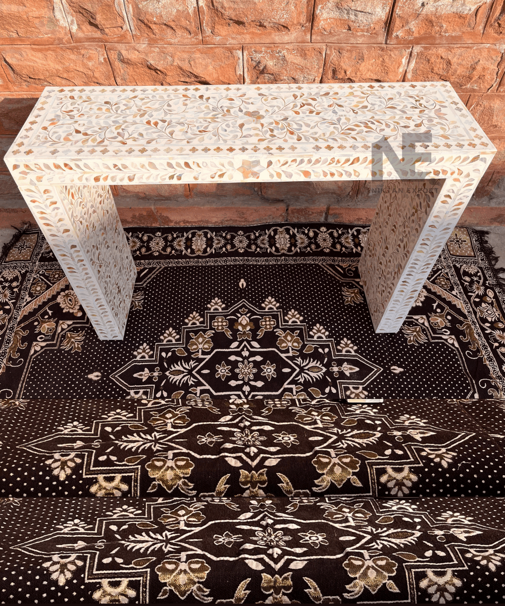 Top view showing fine inlay detailing
