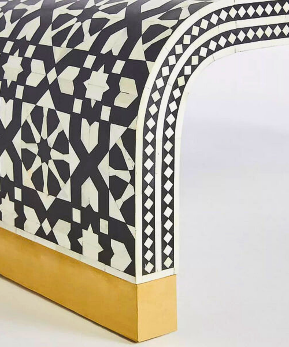 Bone Inlay Craftsmanship Close-Up